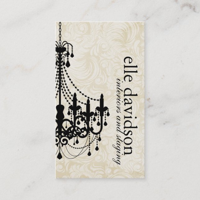 Classy Event Planner Business Card (Front)
