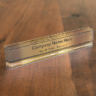 Classy Executive Desk Name Plates