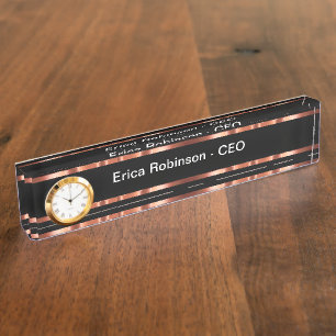 Classy Executive Upscale New Nameplate