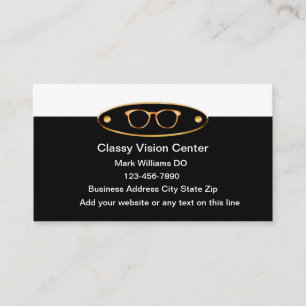 Classy Eye Doctor Vision Centre Business Cards