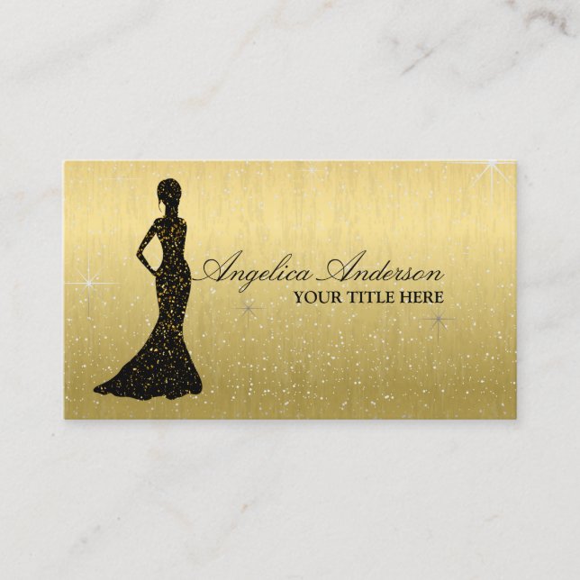 Classy Fashion Boutique Business Card (Front)