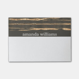 Classy Faux Gold Foil Professional Post-it Notes