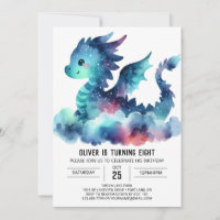 Classy Fiery Dragon Birthday Celebration