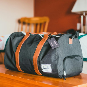 Classy Floral Monogrammed Letter H dark purple Luggage Tag