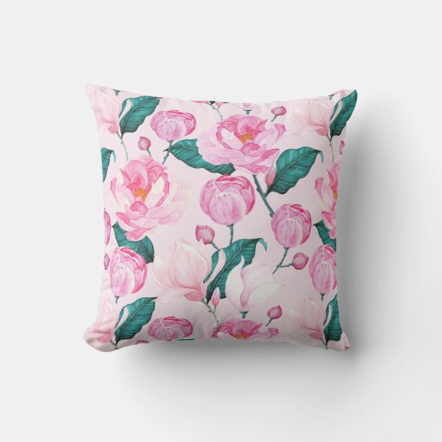 Classy Floral Pattern Cushion (Front)