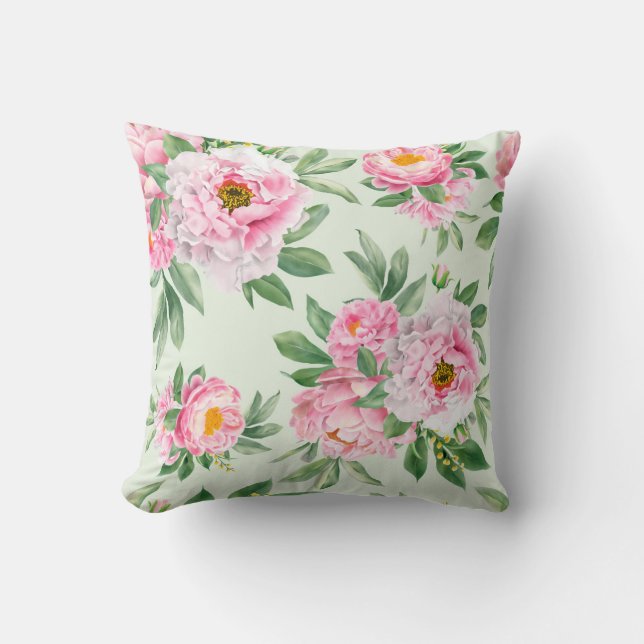 Classy Floral Pattern Cushion (Front)