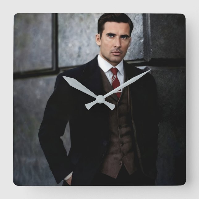 Classy Gentleman wall clock (Front)