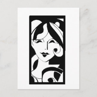 Classy Girl Postcard