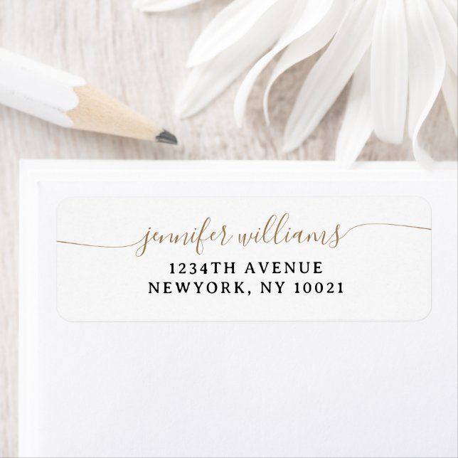 Classy Girly Elegant Minimalist Gold Script (Insitu)