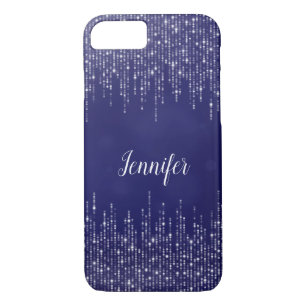 Classy girly String of lights bokeh personalised Case-Mate iPhone Case