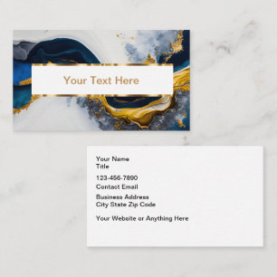 Classy Glitzy Stone Look Pattern Business Cards