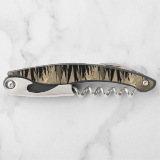 Classy Gold Leaf Design Corkscrew
