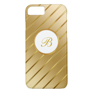 Classy Gold Monogram Case-Mate iPhone Case