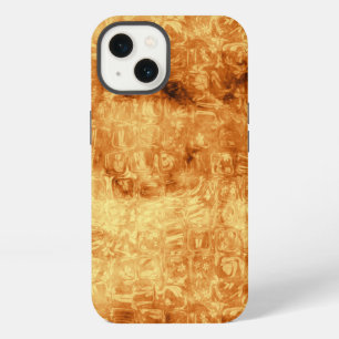 Classy Golden Daisy Reflections Abstract iPhone 13 Case