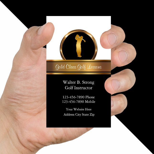 Classy Golf Business Cards (Creator Uploaded)