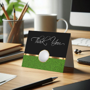 Classy Golf Business Thank You Cards