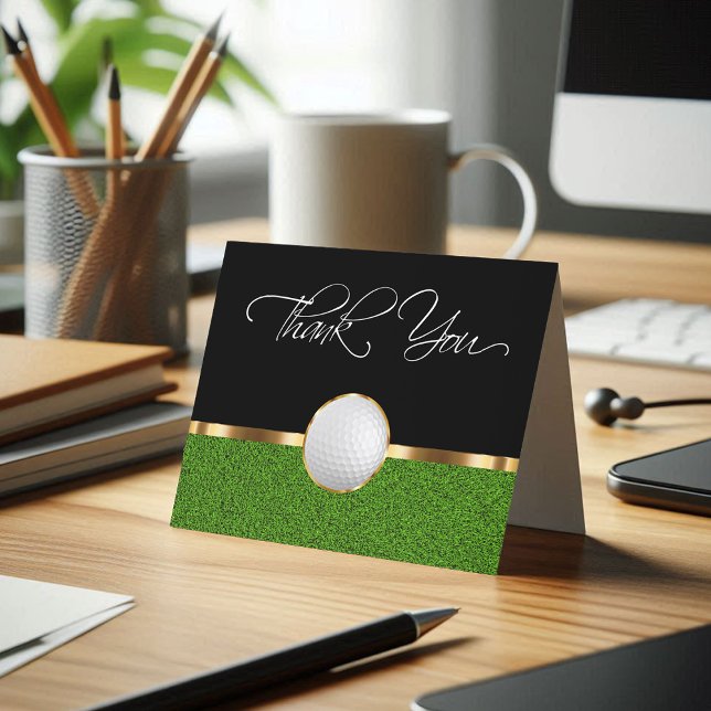 Classy Golf Business Thank You Cards (Creator Uploaded)