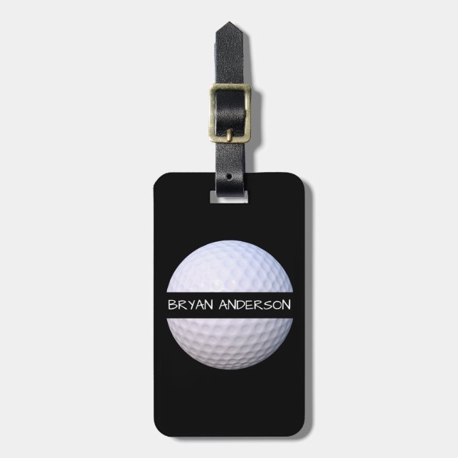 Classy Golf Luggage Tag (Front Vertical)