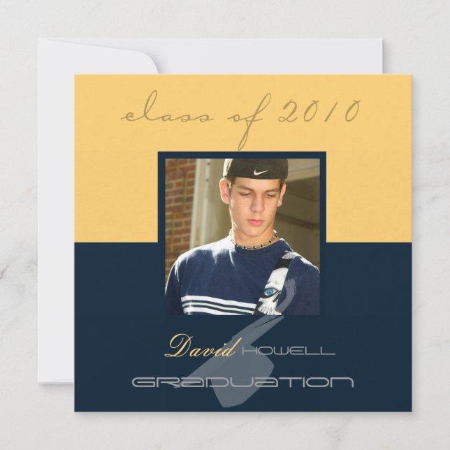 Classy Graduation 2010/Cap Invitation (Front)