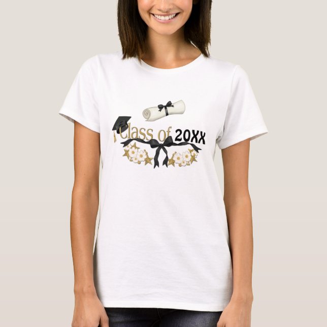 Classy Graduation Floral T-Shirt (Front)