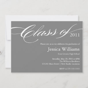 Classy Graduation Invitation
