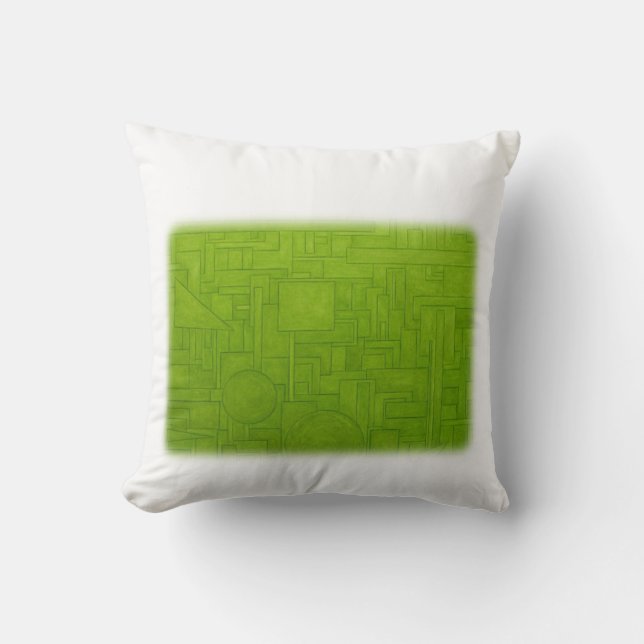 Classy Green Label Pillow! Cushion (Front)