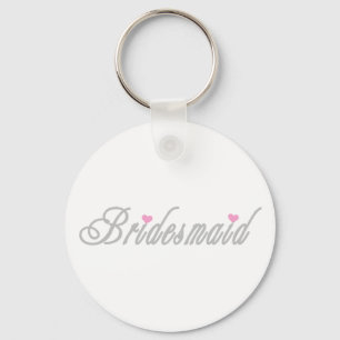 Classy Greys Bridesmaid Key Ring
