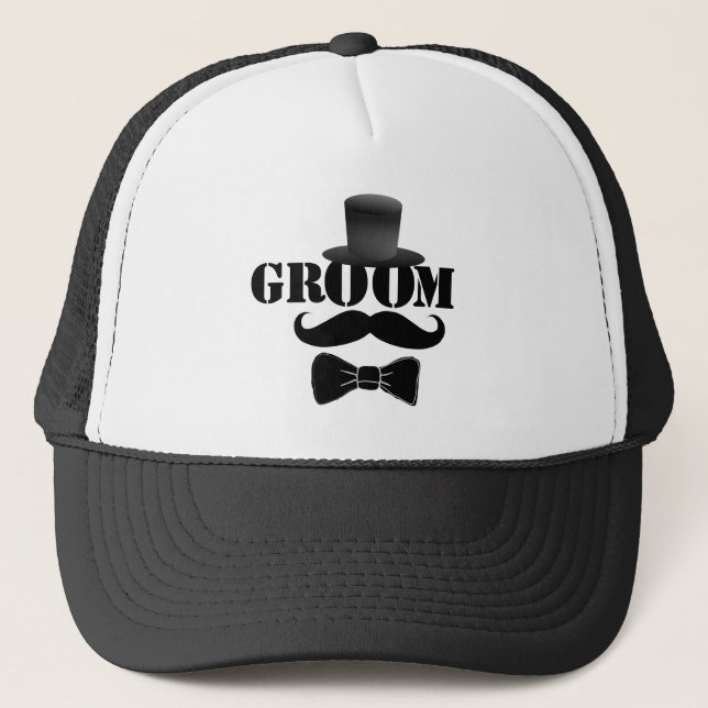 Classy Groom Trucker Hat (Front)