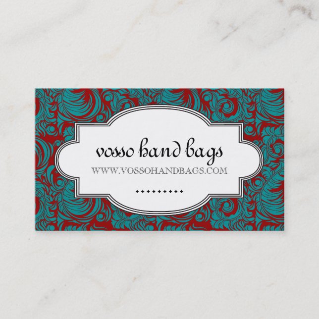 Classy Handbag - Etsy Business Card (Front)