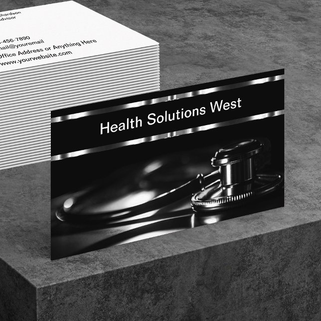 Classy Health Insurance Advisor Business Cards (Creator Uploaded)