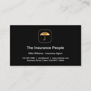 Classy Insurance Agent New Business Cards