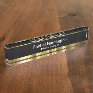 Classy Interior Designer Office Nameplate