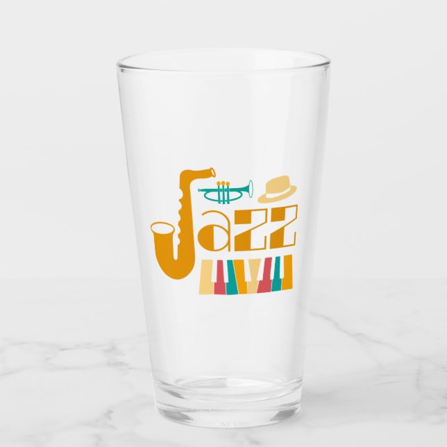 Classy Jazz Soul  Glass (Front)