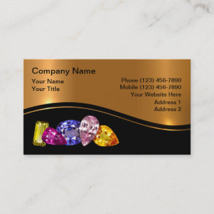 Classy Jewellery Bling Business Cards