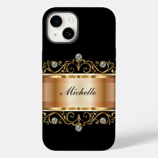 Classy Ladies Monogram Bling Case-Mate iPhone Case