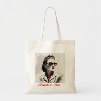Classy Lady in Shades Tote Bag