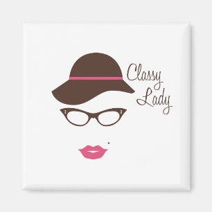 Classy Lady Magnet