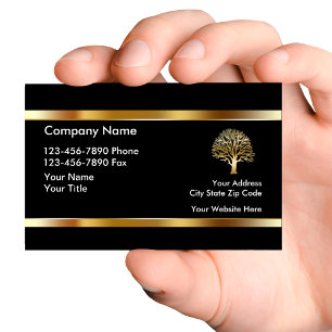 Classy Landscaping Business Cards