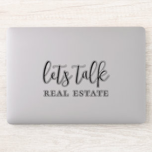 Classy Let's Talk Real Estate Promotional 