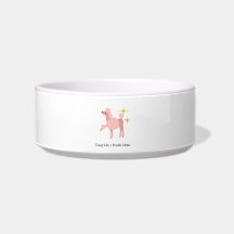 Classy Like a Poodle Mum Ceramic Pet Bowl