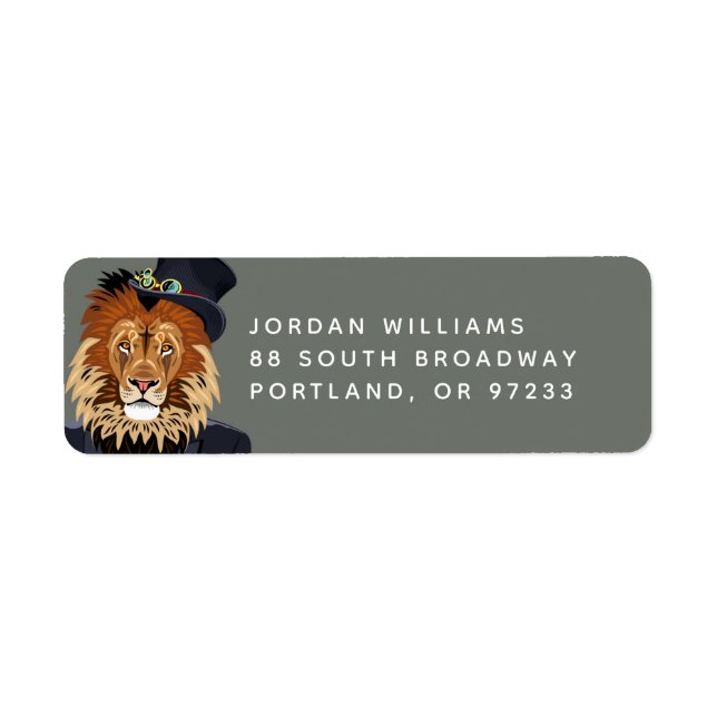 Classy Lion | Add Your Name (Front)