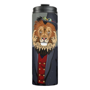 Classy Lion Thermal Tumbler