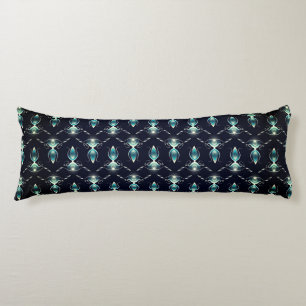 Classy Look of Blue Gems with Glowing Light Body Cushion