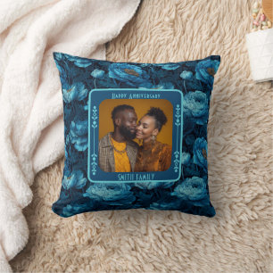 Classy Lovebird Vow Renewal Throw Pillow For Older