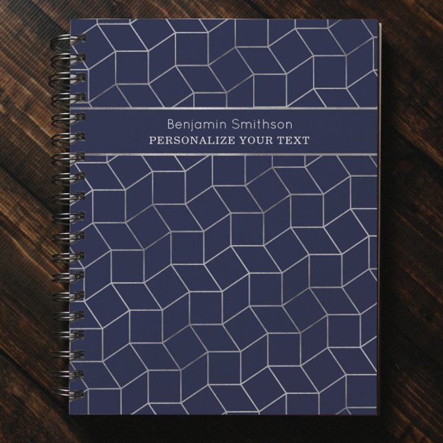 Classy Luxury Abstract Navy Blue Grey Professional Planner (Creator Uploaded)
