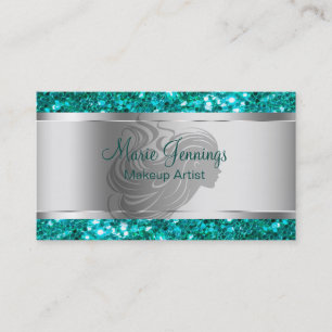 Classy Makeup Artist Business Cards