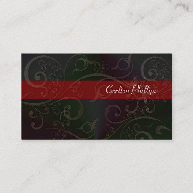 Classy Marketing Consultant business cards (Front)