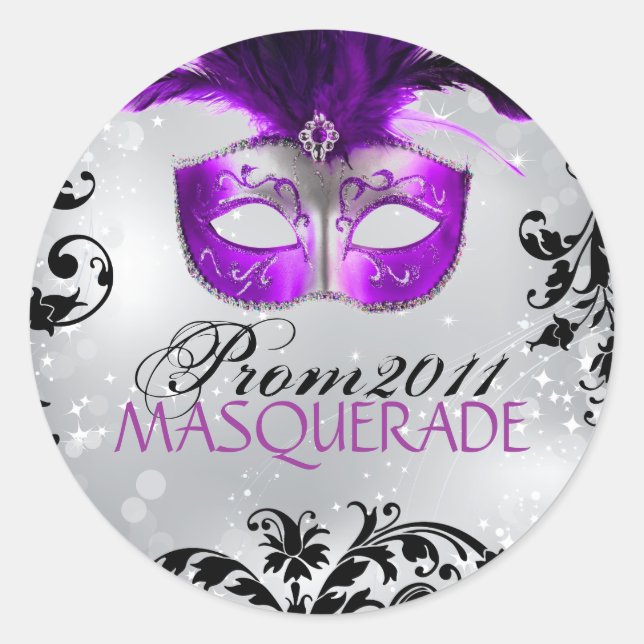 Classy Masquerade Sticker (Front)