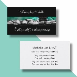 Classy Massage Business Cards