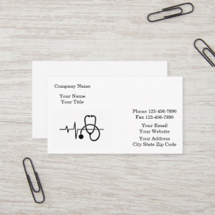 Classy Medical Business Card